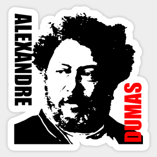 Alexandre Dumas Sticker